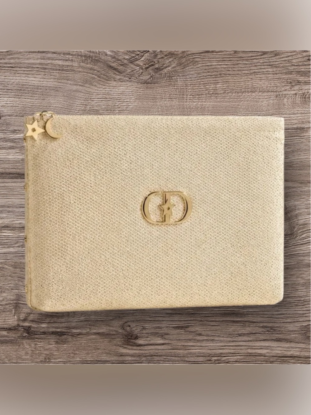 Dior Beauty Gold Mesh Pouch